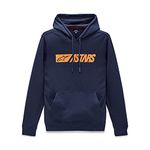 Alpinestars, Reblaze Hoodie, Hoodie, Navy/Orange, L, Man