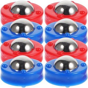BESPORTBLE Juego de 16 piezas de accesorios para mesa, accesorios de mesa, juguetes de escritorio, minijuegos de mesa, cuentas de shuffleboard, discos de mesa, juego de rollos de repuesto
