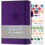 Legend Budget Planner – Deluxe Financial Planner Organizer & Budget Book. Money Planner Account Book & Expense Tracker Notebook Journal for Household Monthly Budgeting & Personal Finance – Purple