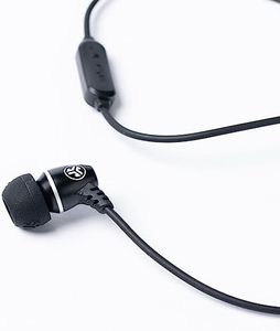 JLab J6MS JBuds Stereo to Mono in-Ear Single Earbud, Style Headset with Enterprise Class Microphone, 3.5mm Headphone Jack, Black