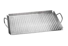 Outset Grill Tray, Stainless Steel, 11" x 17" with Handles