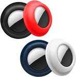 Aimtel Case Compatible with Apple Airtags Case Air Tag Holder Cover Airtag Sticker Stick on Adhesive Mount Silicone for Air Tags Case 4 Pack