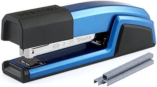 Bostitch Epic All Metal 3 in 1 Stapler with Integrated Remover & Staple Storage, Blue (B777-BLUE)