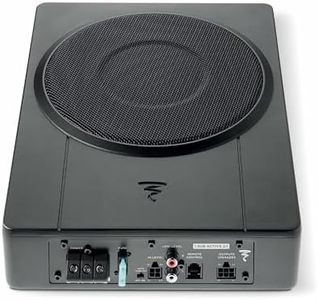 Focal ISUBACTIVE 8” Bomba Underseat Amplified Subwoofer, RMS: 75W - MAX: 150W