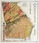 Muir Way Raised Relief Map of Georgia - True 3D Topographic Wall Map with Molded Terrain - Unframed, 22x24