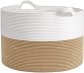 INDRESSME XXXLarge Jute Rope Basket