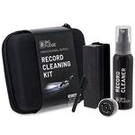 Big Fudge Vinyl Record Cleaning Kit - Includes Velvet Cleaner Brush, Cleaning Fluid, Stylus Gel, Velvet Brush - with Padded Storage Case