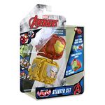 Battle Cubes Marvel Avengers 2-Pack, Iron Man VS Thor, Unleash Power, Launch Attack, 2 Cubes & 6 Tokens, RPS Auto-Battle System, Battle Cube APP, Collectible Pocket-Sized Game, Ages 5+,37202