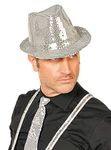 Wanna Party Sequin Hat Silver