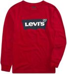 Levi's Boy's Lvb-l/S Batwing Tee 9e8646 Longsleeve T-Shirt, Levis Red, 16 Years