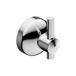 Amity Eco Stainless Steel Single Pin Robe Hook | 1-Pin Coat Hook | Cloth Hooks, Wall Mounted for Hanging Keys | Clothes | Towel, High Grade Steel with Chrome Finish