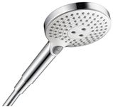 hansgrohe Raindance Select S 125 hand shower, 3 spray modes, white/chrome