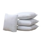 SleepyNights Ex-Chainstore Value Range Polyester Hollowfibre Cushion Inner Pad, 45 x 45 Cm, 4 Pack