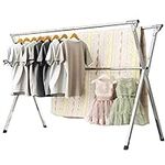 URYAN 63 Inches Clothes Drying Rack