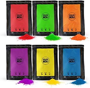 POLVO HOLI Pack 600g 6 Bolsas de 100 Gramos - 6 Colores