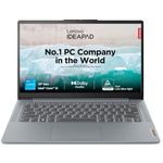 Lenovo IdeaPad Slim 3 13th Gen Core i3-1305U (8GB RAM/512GB SSD/Integrated Intel UHD Graphics/14 inch (35.5cm)/Windows 11/ MS Office 2021/Grey/1.3Kg), 82X6004GIN Thin & Light Laptop