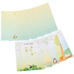 Yulka Crafts Baby Memory Book Extra Pages for Photos and Notes – 10 Additional Paper Sheets for Loose-Leaf Elephant Baby Photo Album Keepsake Journal for Newborns | Refill Paper Set