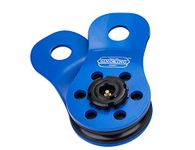 SINOKING Universal Fit Winch Snatch Block 22000lbs/10T Max Load, Heavy Duty Rope Pulley, Winch Accessories, Blue Textured Coating. (Blue)