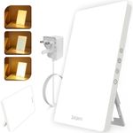 SAD Lamp 12 inch - 15000 Lux Light Therapy with 3 Color Temperature, Off/ON Timer, Memory Function, Touch Control for Office/Desk/Home/Sleep