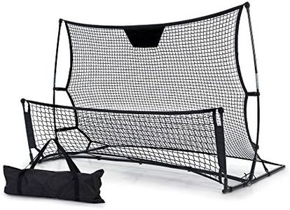 Everfit Soccer Net, 1.2m Wide Portable Rebounder Football Goal Nets Practice Sports Training Netting Screen Backyard Indoor Outdoor Camping Equipment, with Carry Bag Lightweight Black