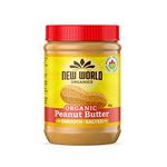 New World Foods Peanut Butter, Smooth Salted Organic, 1Kg