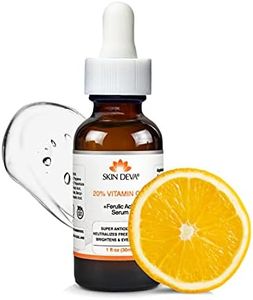 20% Vitamin C & E Plus Ferulic Acid Serum Rejuvenates Skin to Fresh & Beautiful w/Super Antioxidant That Powerfully Neutralizes Free Radicals to Brighten Skin