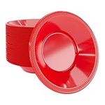 Exquisite 12 oz Red Plastic Bowls I