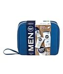 NIVEA MEN Feeling Set To Go Sensitive Care Kit Gift, Includes Face Wash, Shower Gel, Anti-Perspirant and Moisturiser, Men's Skincare