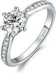 JewelryPalace Classic 1ct Moissanit