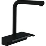 Hansgrohe Aquno Select M81 Single Lever Kitchen Mixer 250, Pull-Out Spout, 2 Spray Modes, Matt Black, 73836670