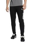 Puma Men's Slim Track Pants (657332_Black-White