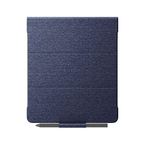 Amazon Kindle Scribe Fabric Folio Case with Magnetic Attach (only fits Amazon Kindle Scribe), slim and lightweight cover, Denim