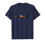 Vintage Classic Car Racing and Motorsport Race Livery Design T-Shirt