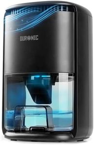 Duronic DH07 BK Mini Dehumidifier, 22.5W Compact Dehumidifier, Automatic Moisture Remover with 1L Tank Capacity, Quiet Home Dehumidifiers for Dust Allergies Asthma & Damp, Bedroom and Bathroom Black