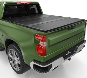 YITAMOTOR FRP Hard Tri-fold Truck Bed Tonneau Cover Compatible with 2019-2024 Chevy Silverado/GMC Sierra 1500 New Body Style 5.8 ft Bed