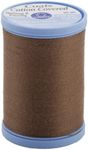Coats Thread & Zippers and CLARK Cotton Covered Quilting and Piecing, 250-Yard, Summer Brown