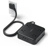 Surge Protector Flat Plug Power Str