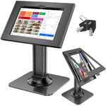 AboveTEK Anti Theft Desktop Kiosk Tablet Security Stand, Compatible with 11" Tablets Black