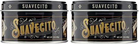Suavecito Oil Based Pomade, Healthy Shine Long Lasting Hold, Medium Hold & Shine, Perfect For Any Hair Type, 3oz/85g x 2