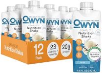 OWYN Only What You Need Vegan Complete Nutrition Protein Shake, 20g plant based protein, 23 Vitamins Minerals, Nutritional Shake, Gluten, Soy, and Tree Nut-Free (Vanilla, 12 pack)