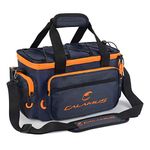 Calamus Fishing Tackle Bags - Fishing Bags for Saltwater or Freshwater Fishing - Rip-Stop PE - Padded Shoulder Strap - Pliers Storage -Orange