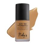 RUBY's ORGANICS Liquid Foundation For Face Makeup,Waterproof,Full Coverage Blendable,Long Lasting,Matte Finish And Poreless,Normal To Oily Skin,Vegan,Paraben And Silicon-Free,Shade Md2.5,30 Ml