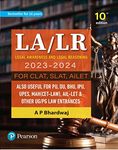 LA/LR Legal Awareness and Legal Reasoning (2023-24) for CLAT, SLAT, AILET also useful for PU, DU, BHU, IPU, UPES, MAH(CET-LAW), AIL-LET & Other UG/PG LAW Entrances - Pearson Education