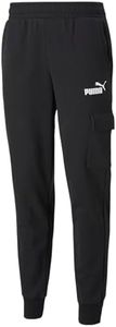 PUMA Ess Cargo Pants, Pantaloni Men's, Nero, L