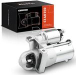 A-Premium Starter Motor Compatible with Chevy, GMC, Buick, Pontiac & More - 1997-2005 - Impala, Malibu, Century, S10, Equinox, Monte Carlo, Uplander, Sonoma, G6-2.2L 3.1L 3.4L 3.5L - 12V 1.4KW 9T CW