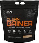 Rivalus Rival Nutrition Clean Gainer | High Protein Lean Mass Gainer Powder | 560 Calories, 30g Protein, 99g Multi-Source Carbs | 31 Servings (10LB, Cinnamon Toast Cereal)