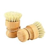 TANGCLIZI Bamboo Dish Scrub Brushes