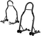 GarveeTech Motorcycle Stand Lift - 900Lbs Front & Rear Combo Universal Motorcycle Stands,Compatible With Sport Bike Most Y amaha H onda K awasaki S uzuki B M W Motorcycles,Black