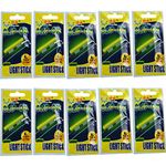 QualyQualy Glow Sticks For Fishing Pole M L XL Fluorescent Stick Light Sticks For Night Fishing, Fishing Rod Tip Light (10Packs L 2.7-3.2mm)