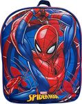 Ruz Spider-Man Toddle Boy 12 Inch Mini Backpack (Red-Blue), Red-blue, 12, Modern